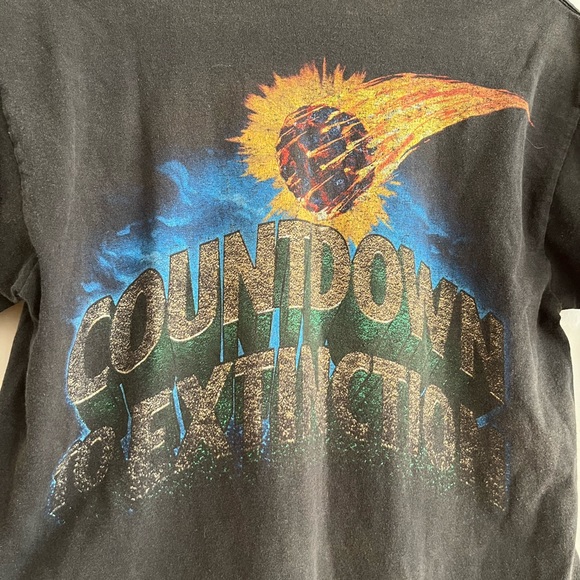 Rare Vintage 90s Disney Countdown to Extinction Shirt - Picture 5 of 6
